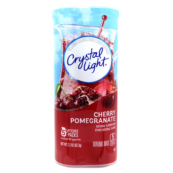 Crystal Light Cherry Pomegranate Drink Mix, 10-Quart Canister (Pack Of 13)