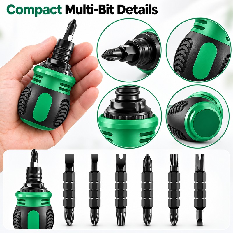 Mini Ratchet Screwdriver Set – Multifunctional Portable Precision Screwdriver with