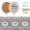 Funny Coasters for Drinks Absorbent with Holder | 6 Pcs