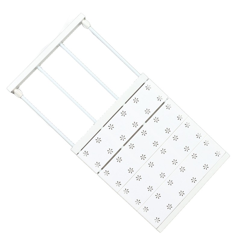 Tension Shelf Adjustable Space Saving Expandable Closet Organizer Dividers for