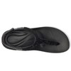 Aetrex Skyler Zehensandalen, Schwarz, geprägt, 38 EU