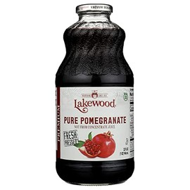 Lakewood Pure Pomegranate Juice - Pomegranate - Case of 12 - 32 Fl oz.