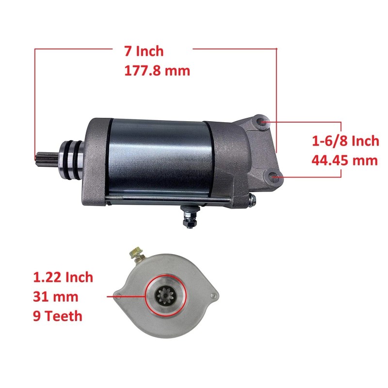 H&H bros For Polaris RZR 800 Starter w/ Relay Solenoid