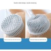 Set de 4 Cepillos de Baño de Silicona con Mango