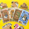 Geluode Capybara Notebooks, A5 Size 4 Packs in 4 Designs