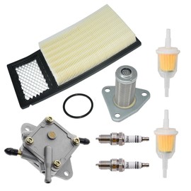 Cylinman 72021-G01 Fuel Pump 72144-G01 Air Filter Kit Fit For EZGO Golf Cart TXT Medalist 4 Cycle 295cc 350cc Replaces for 26591-G01 72368-G01 With Spark Plug Fuel Filter Golf Cart Parts