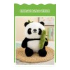 Jextech Peluche Panda Escondido En Bambú Detalle Tierno Regalo 25cm
