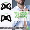 Gaiam Corrector de postura de restauración para mujeres y hombres,