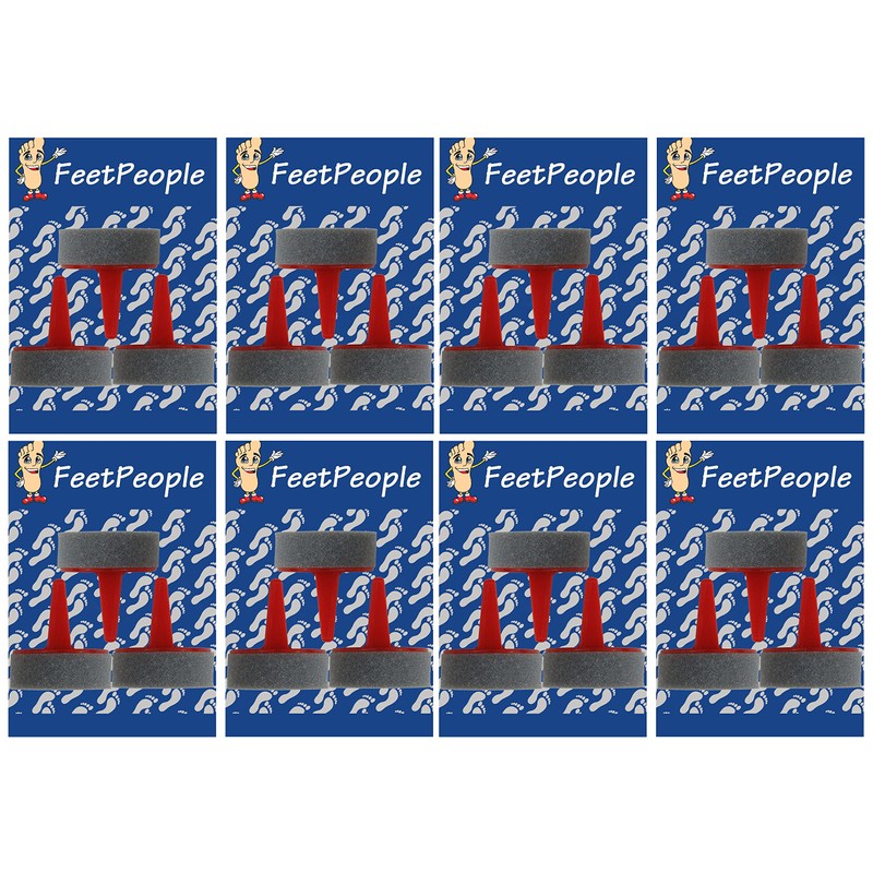 FeetPeople Foam Polish Applicators, 12 Pack