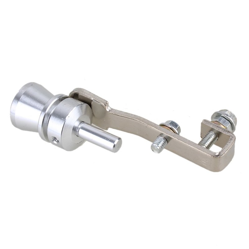 RDEXP Silver Size M/37-48mm Aluminum Alloy Silencer Pipe Whistle Turbo