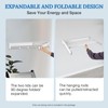 Ringmaster Laundry Drying Rack Collapsible Wall Mounted Hanger Retractable Clothes