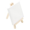 Tiardey 2 Pieces Mini Canvas Easel Set Small Display Tripod