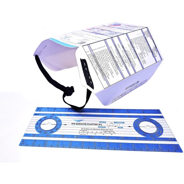 Crystal Pilot IFR Hood/View Limiting Device with IFR Cheat Sheet