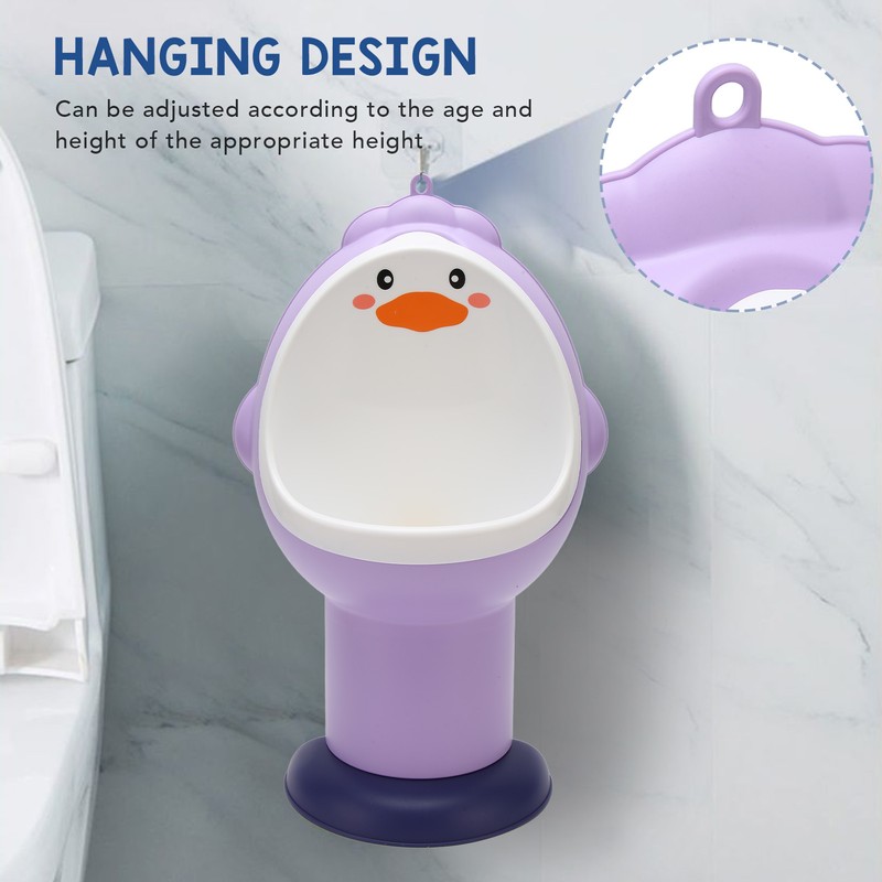 Boys Pee Training Urinal Cute Shape Adjustable Height Toddler Standing