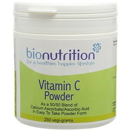 Bio Nutrition Vitamin C Powder (as Calcium Ascorbate / Ascorbic Acid Blend) - Antioxidant vitamin C - 250g powder