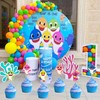 "Bby Shrk Cupcake Toppers – Cute Party Decorations for Bby