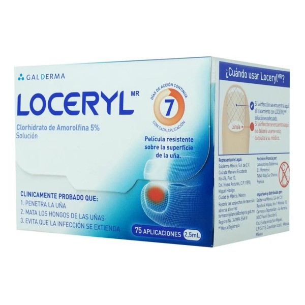 Loceryl Solución, 1 Frasco 2,5 Ml