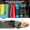 16" x 16" All Purpose Microfiber Towels - 50 Pack