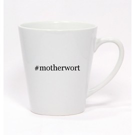 #motherwort - Hashtag Ceramic Latte Mug 12oz
