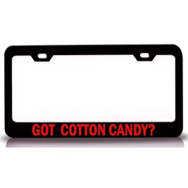 Custom Brother - GOT Cotton Candy? Food Vegetable Fruit Metal Car SUV Truck License Plate Frame Bl g84