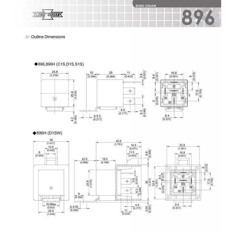 Song Chuan 2x Song Chuan 896H-1CH-D1SF-