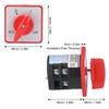 Changeover Switch PC Flame Retardant Combination Selector Switch 2 Sections