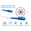 Elfcam - 1 m Fibre Optic Cable SC/UPC to SC/UPC