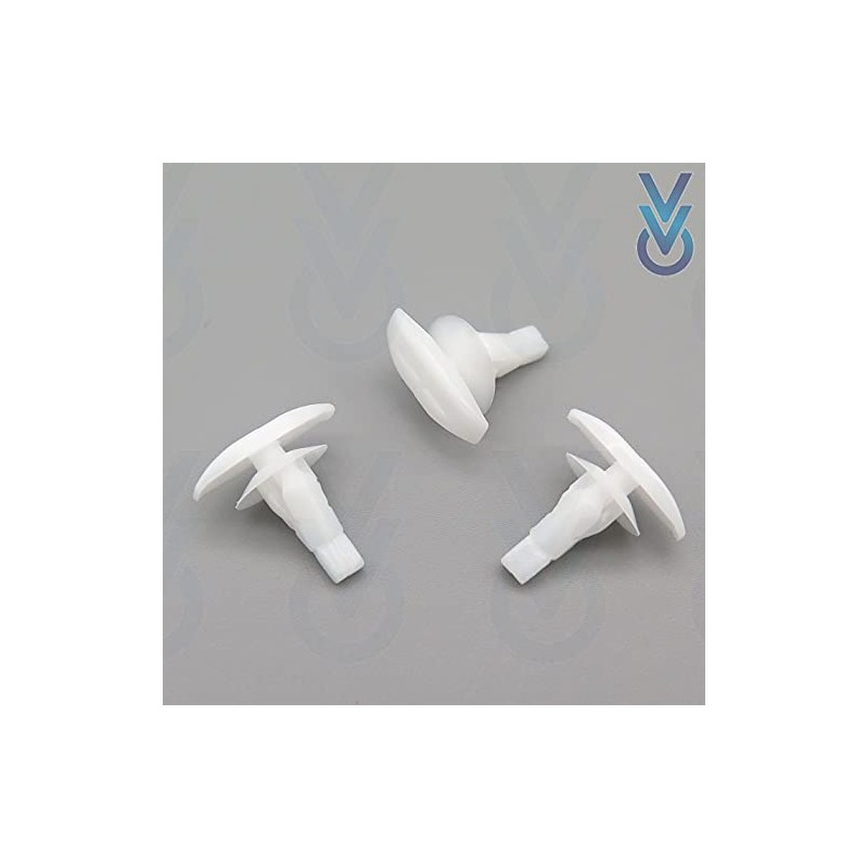VVO Fasteners White Plastic Clips Windshield Compatible with Some Toyota