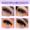B&Q Fluffy Lash Clusters Kit 100D+200D Dramatic Eyelash Clusters Kit