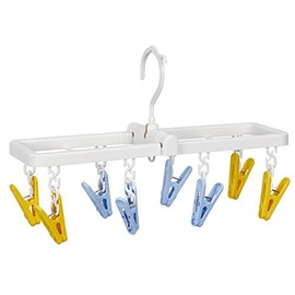 小久保工業所 洗濯ハンガー 洗濯物のちょっとしたすき間を活用できる color CRUISE すき間ハンガー ピンチ8個付