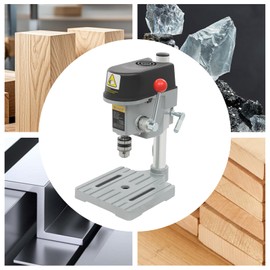 CHUNILLE Metal Drilling Machine, High Speed 340W Precision Drill Press Bench Workbench DIY Mini Metal Wood Drilling Machine 16000RPM 1-10mm Electric Workbench