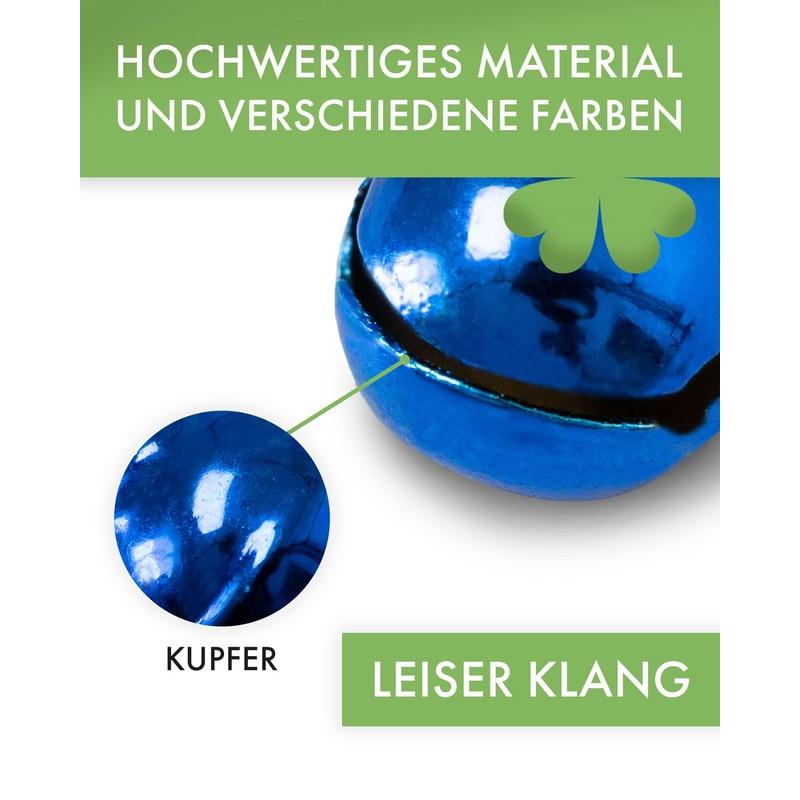 Kleenes Traumhandel Bells - Copper Bells - High-Quality Clamps -