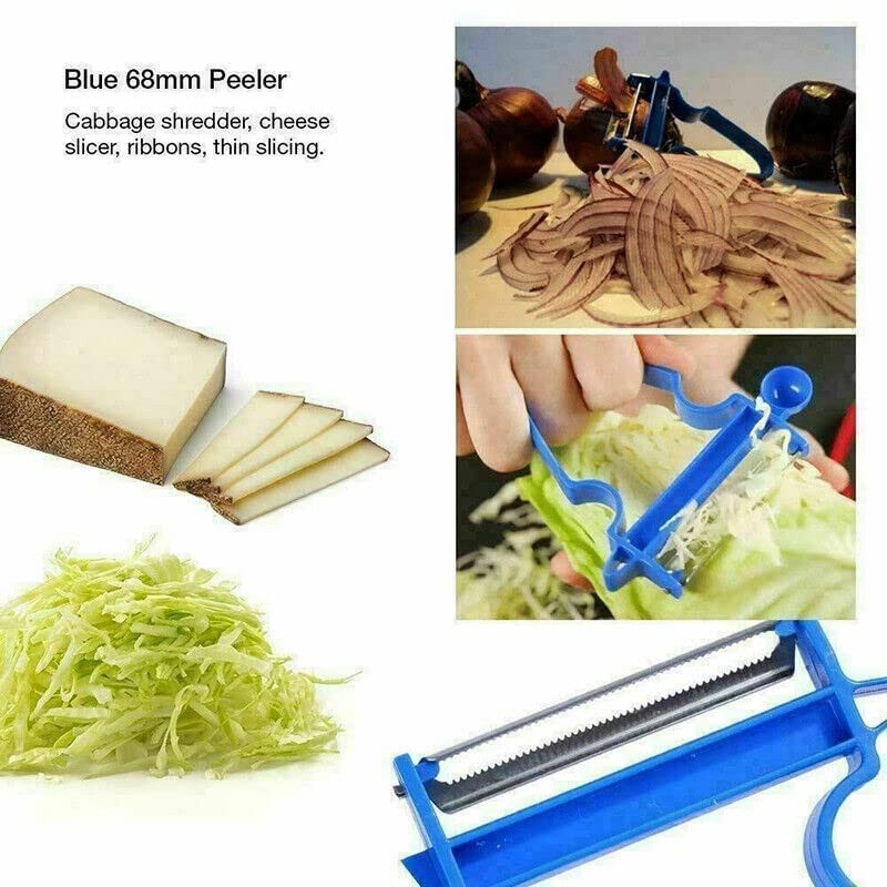 3PCS Vegetable Peeler Slicer Shredder Peeler Julienne Strips Cutter Fruit