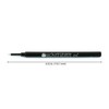 Monteverde Ceramic Rollerball Refill for Capped Rollerball Pens, Black, 2-Pack