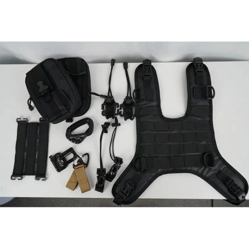 Chaleco Tanque De Motocicleta Con Varios Accesorios