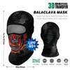 M-YOUNG Máscara facial de cráneo, pasamontañas, polaina de cuello, protección