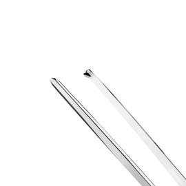 Luca Ear Adson Bayonet Shape Tweezer Forceps Stainless Steel (Tissue 1x2 Teeth Luca Ear, 5")