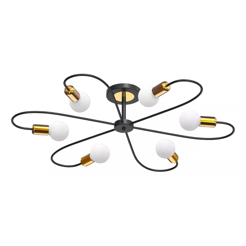 Yinlikede Lámpara De Techo Modernas Vintage De 6 Luces Para