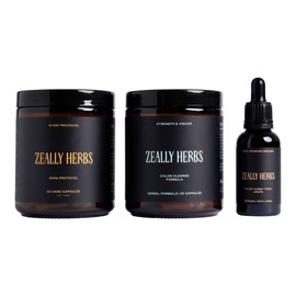Zeally Herbs 10 Day Parasite & Heavy Metal Detox, 3 Item Pack
