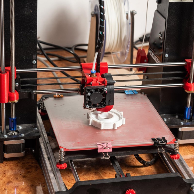 2-Piece 200mm Tr8x8 Thread Spindle Set with Acme Thread for