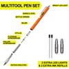 VIBELITE 9 in 1 Multitool Pen Set, Tools Gadgets for