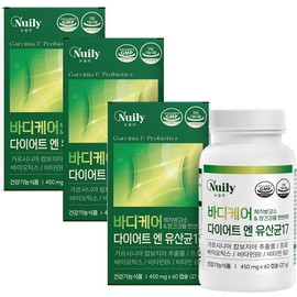 뉴일리 Newly Body Care Diet N Lactobacillus 17 450mgx 60 capsules, 3 units / 뉴일리 바디케어 다이어트엔 유산균17 450mgx 60캡슐, 3개