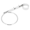 Salon Galvanized Stainless Steel Hair Dryer Holder Hands Free Comb