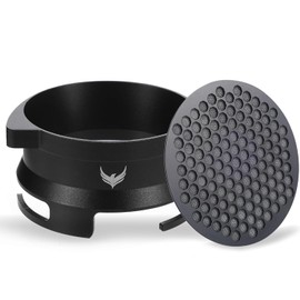 KNODOS 54mm Dosing Funnel and Puck Screen Set Compatible with Breville Barista Express, Barista Pro, Barista Touch Grinder Trigger Portafilter Funnel and Filter