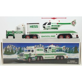 Hess Gasoline Truck Transporter with Helicopter 2006