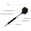 WINSDART ADKX Steel Tip Darts 12 Pack Set with Nonslip