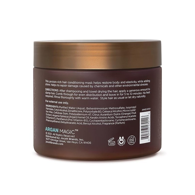 Argan Magic Mascarilla Reparadora Para El Cabello: Mascarilla Acondicionadora Rica