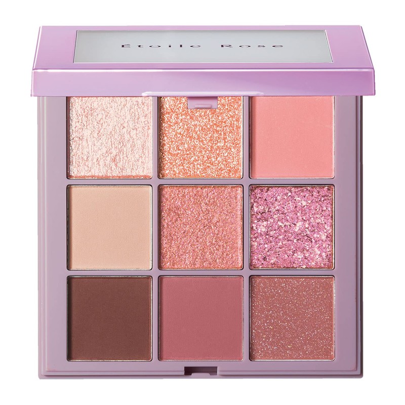Etoile Rose 9 Colors Eyeshadow 01 Pink Macaron 1pcs