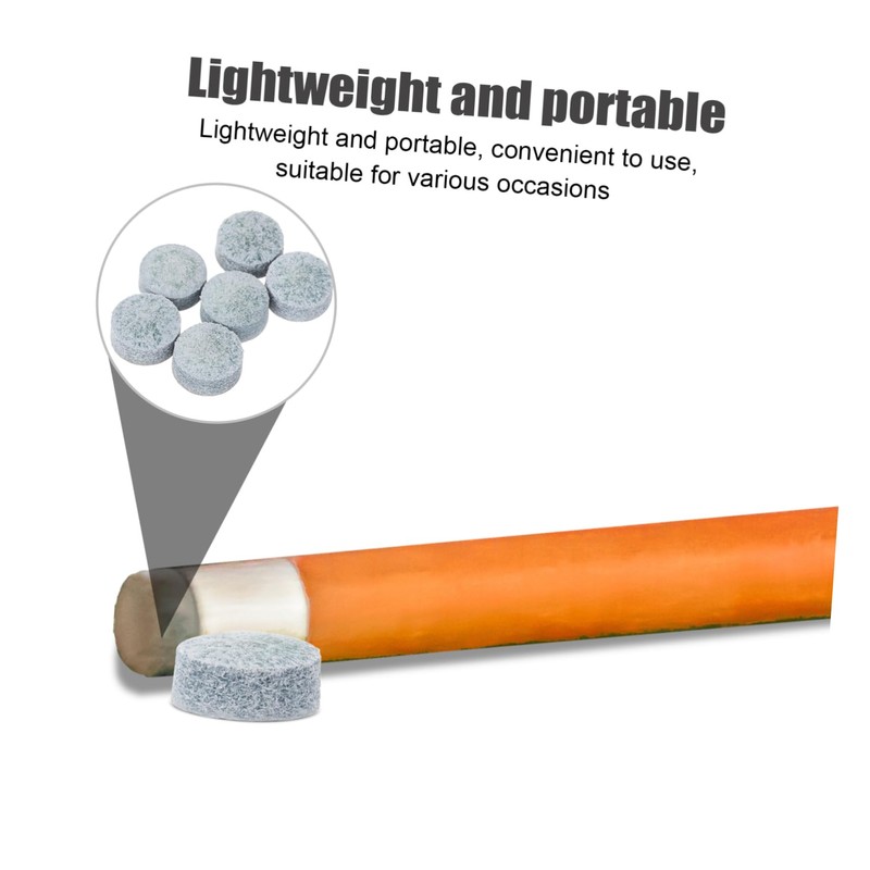 OHPHCALL Pool Table Accessories Cue Tips Small Round Billiard Tips