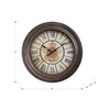 Monarch Specialties I 9081 Clocks, 15" Round, Wall Clock, Antique